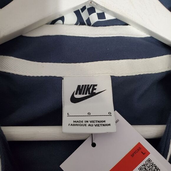 Nike Sportswear Americana Top Mens Sz Large Button Up Jersey Blue DV9642-437 NWT - Picture 8 of 10